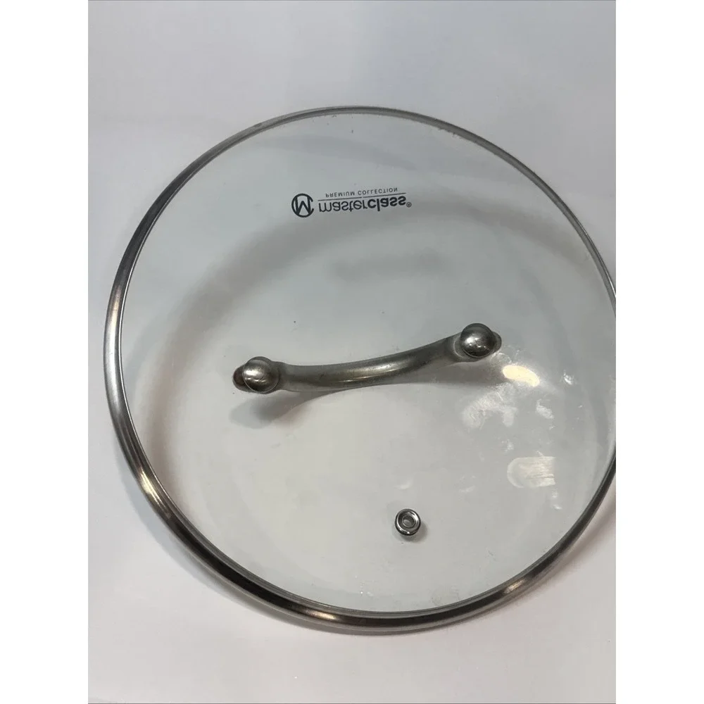 Masterclass Premium Cookware Glass Replacement Lid Vented 7.75